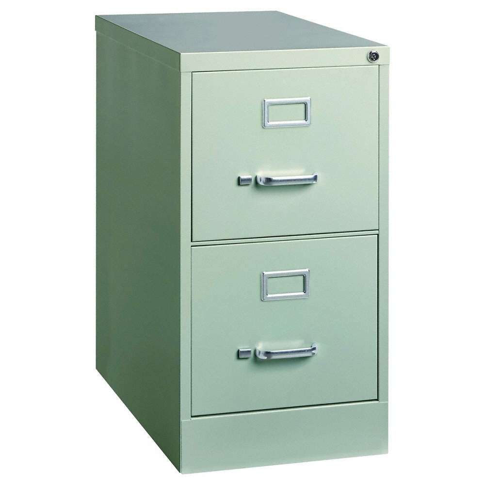 HIRSH 14411 Vertical File Cabinet,Light Gray 415G14