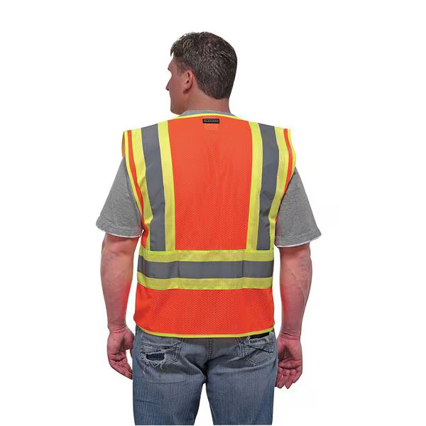 Kishigo XL Class 2 High Visibility Vest, Lime 1056-XL Kishigo 1056-XL XL