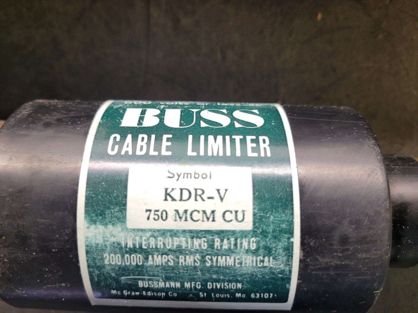 Buss KDR-V 750MCM CU Cable Limiter.
