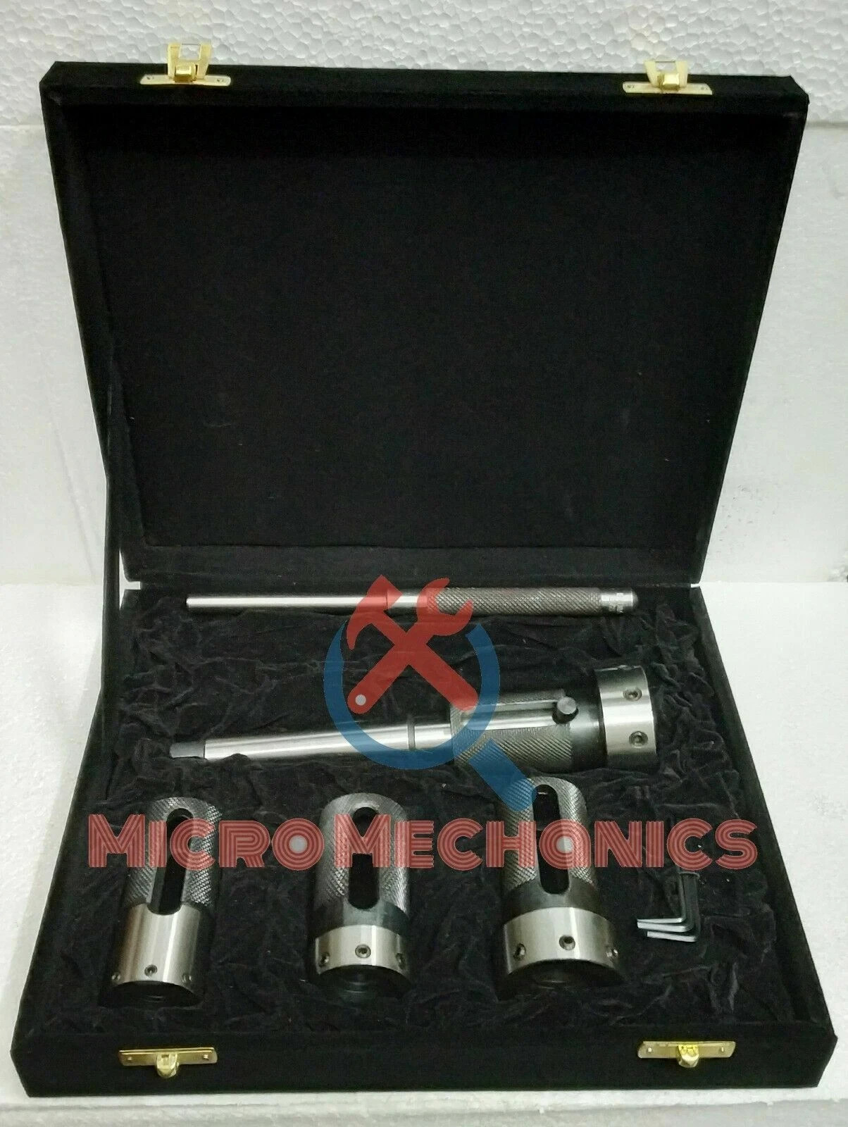 Lathe Tailstock Die Holder Box Set Of 4 Floating Type MT4 SHANK Holds Metric Die