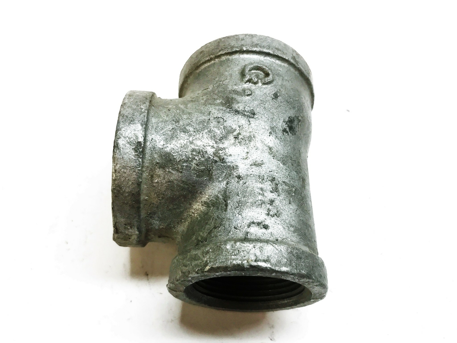 Unbranded Galvanized 1-3/4″ F x 1-3/4″ F x 1-1/2″ F Tee Coupling [Lot of 2] NOS