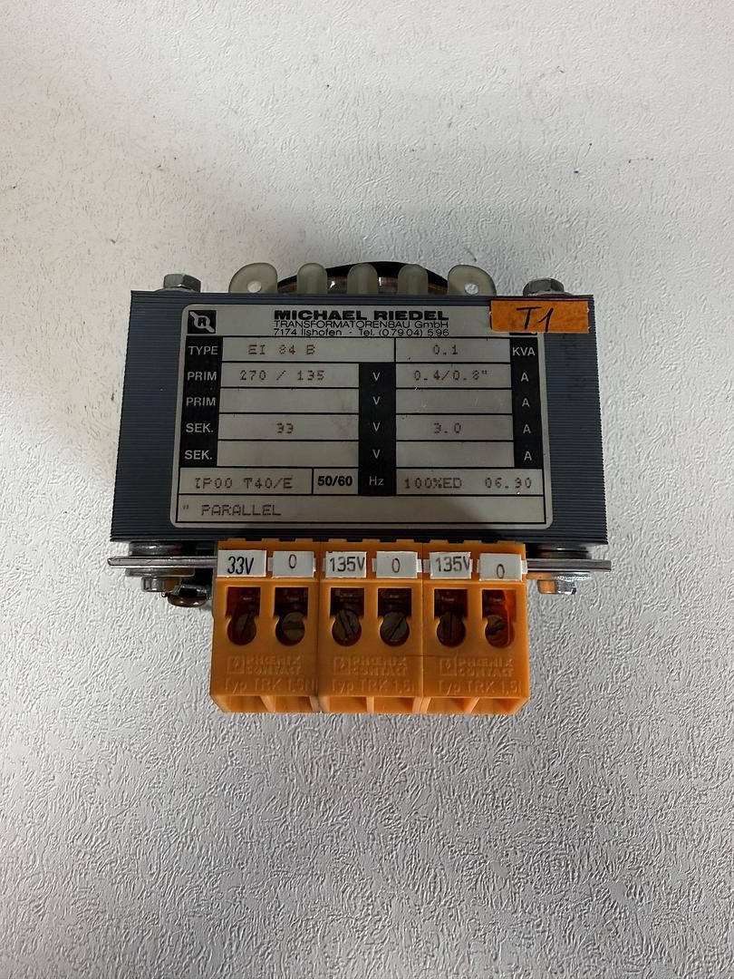 Michael Riedel EI 84 B Transformer 50/60Hz IP00 T40/E GHC-31