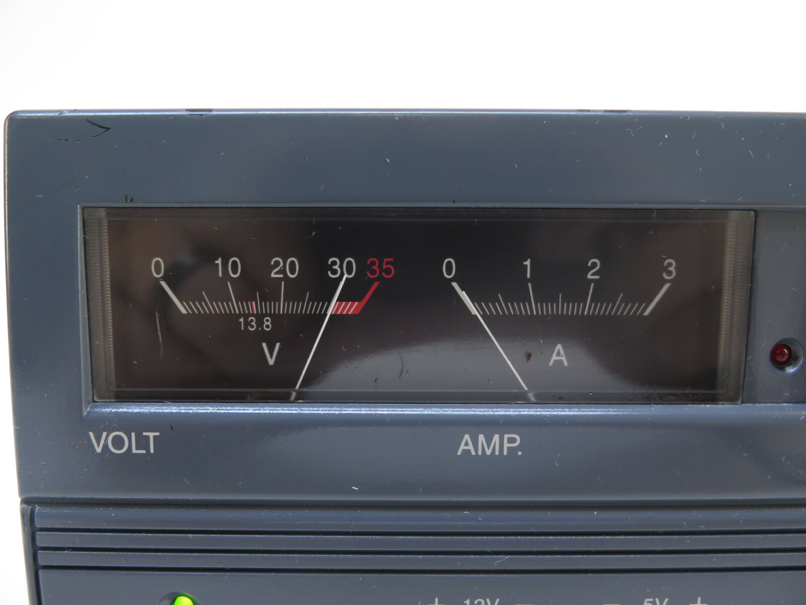 Extech 382203 DC Power Supply – 0-30VDC, 3A Triple Outlet Analog Power Supply