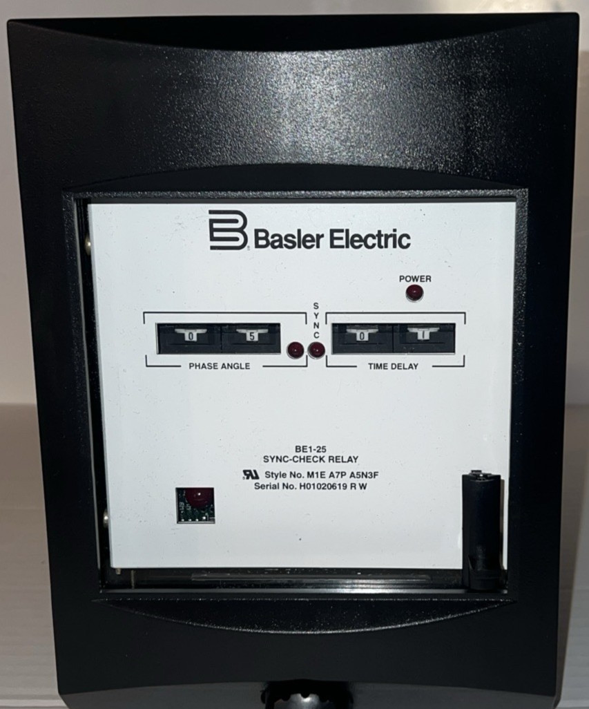 NEW BASLER ELECTRIC BE1-25 SYNC-CHECK RELAY M1E A7P A5N3F