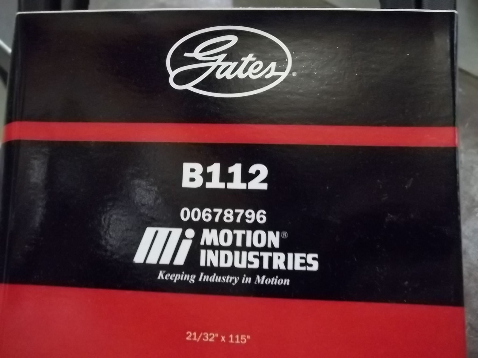 GATES B112 00678796 V-BELT 21/32″ X 115″ (423)