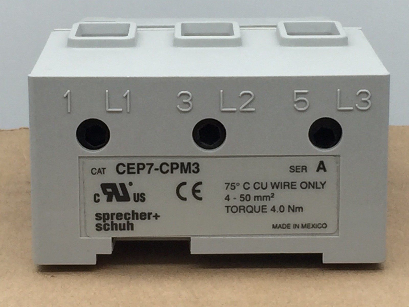 Sprecher + Schuh CEP7-CPM3 Din Rail Panel Adapter