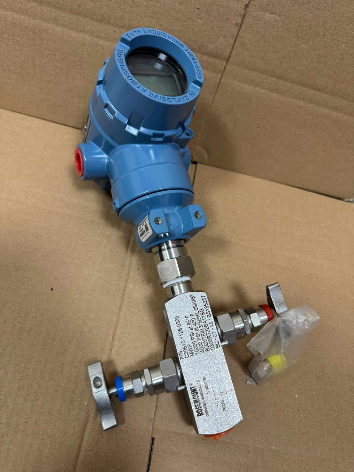 Rosemount / Pressure Transmitter / 2051TG4A2B31AS5B4E5M5D4Q4 / 4000PSI-276BAR