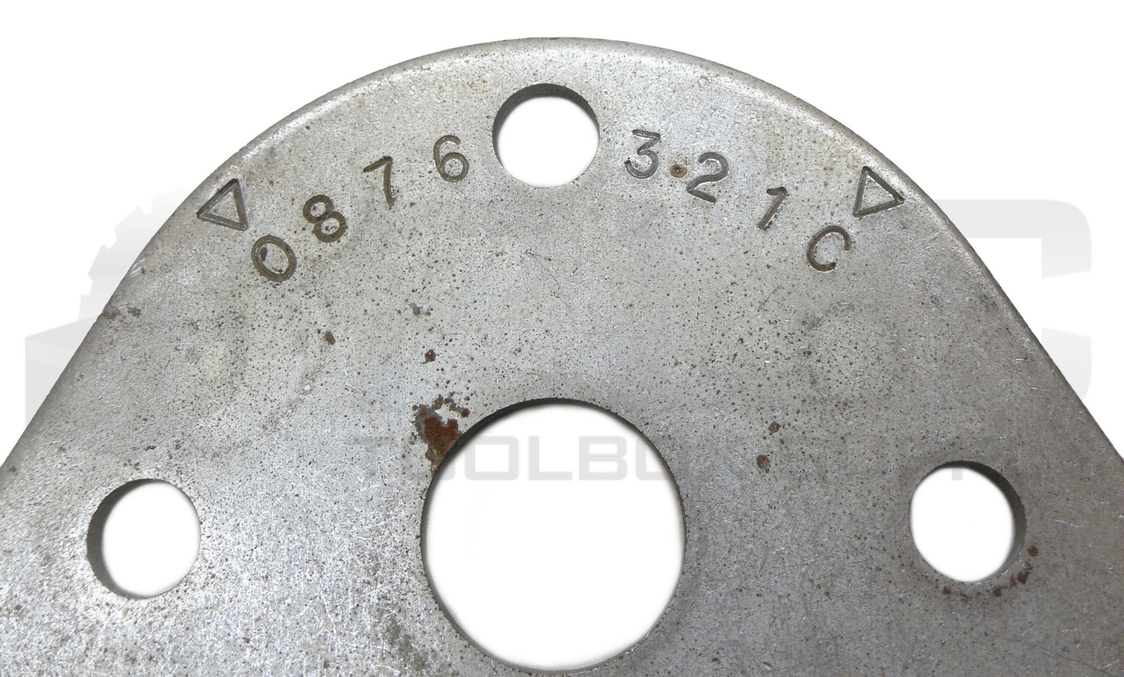 LOT OF 2 BRAY 02-0200-70010-529 NOTCHED PLATE FOR BUTTERFLY VALVE 0876-3210