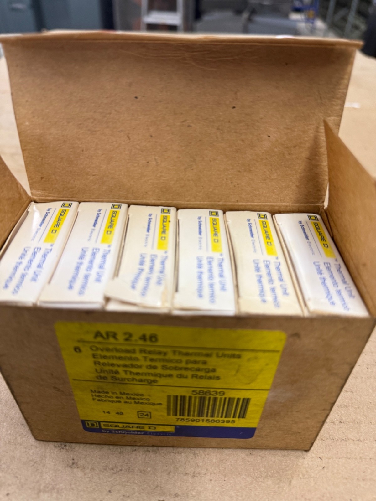 NEW Square D AR2.46 Overload Heater Thermal Unit 1.5-2.17 Amp AR246 Lot of 6
