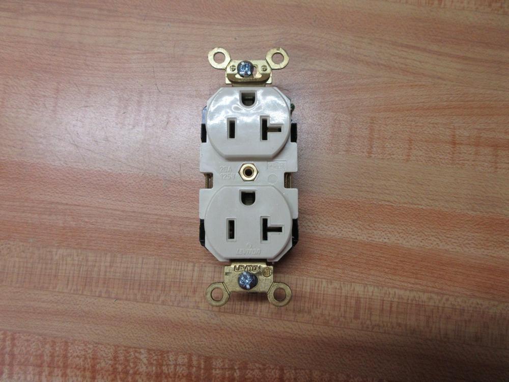 Leviton 5362-I Ivory Duplex Receptacle 5362I