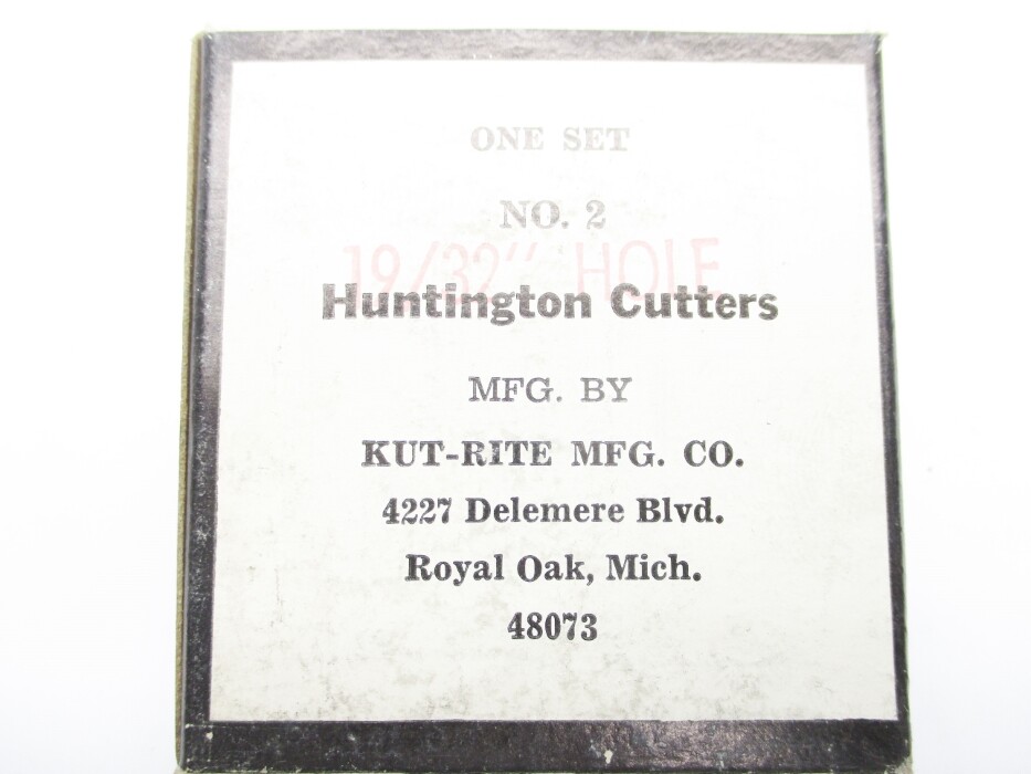 HUNTINGTON CUTTERS 48073 NO.2 (1 SET) NSMP
