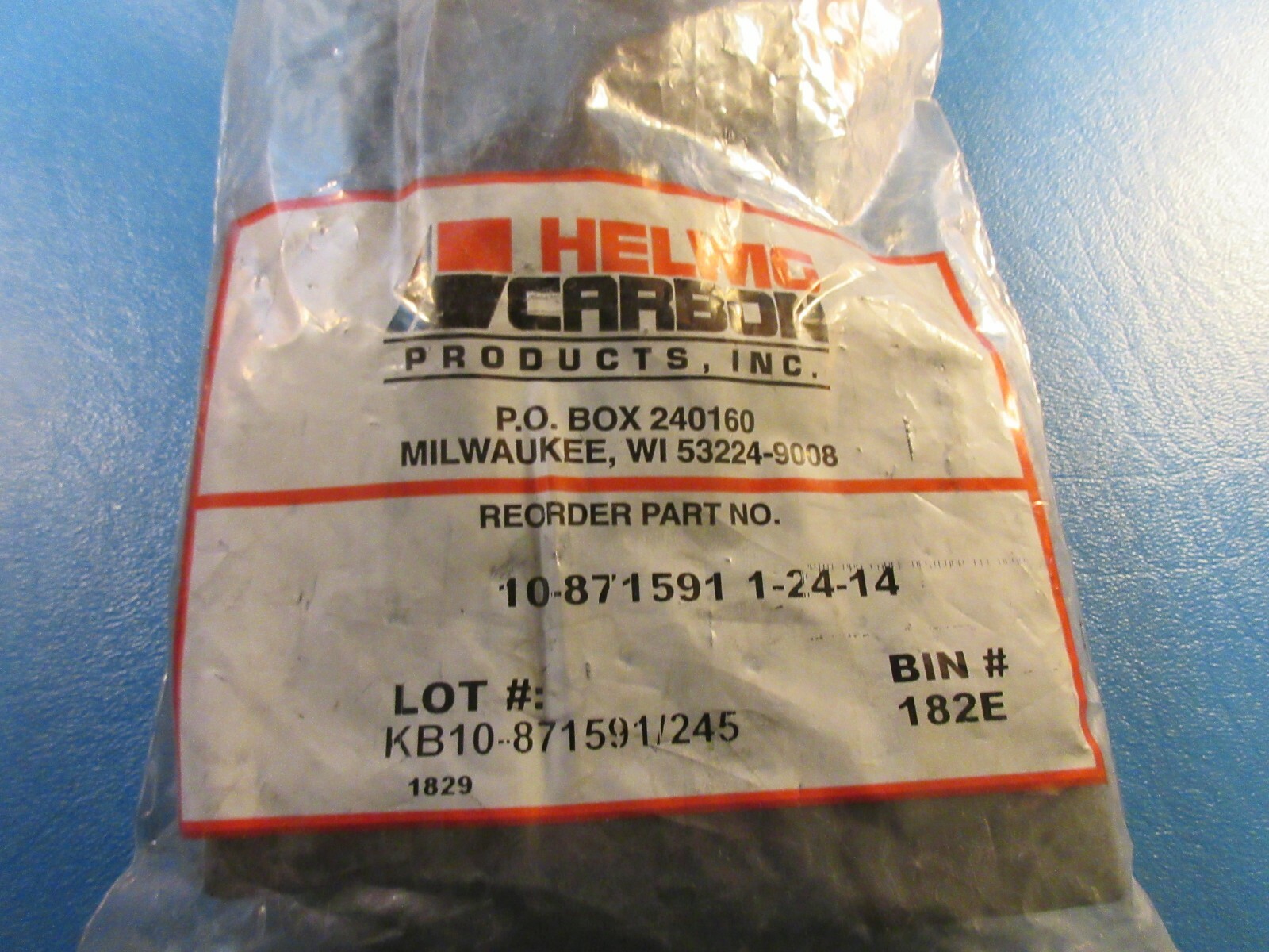 Helwig 10-871591 Brush, Carbon Motor Brush, .875″ Thick, 1.5″ With, 3.25 Length