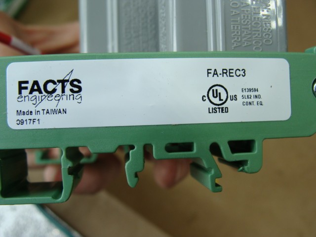 LOT OF 3 AUTOMATION DIRECT 3 RECEPTACLE OUTLET FA-REC3 P9210-F 15A 125VAC