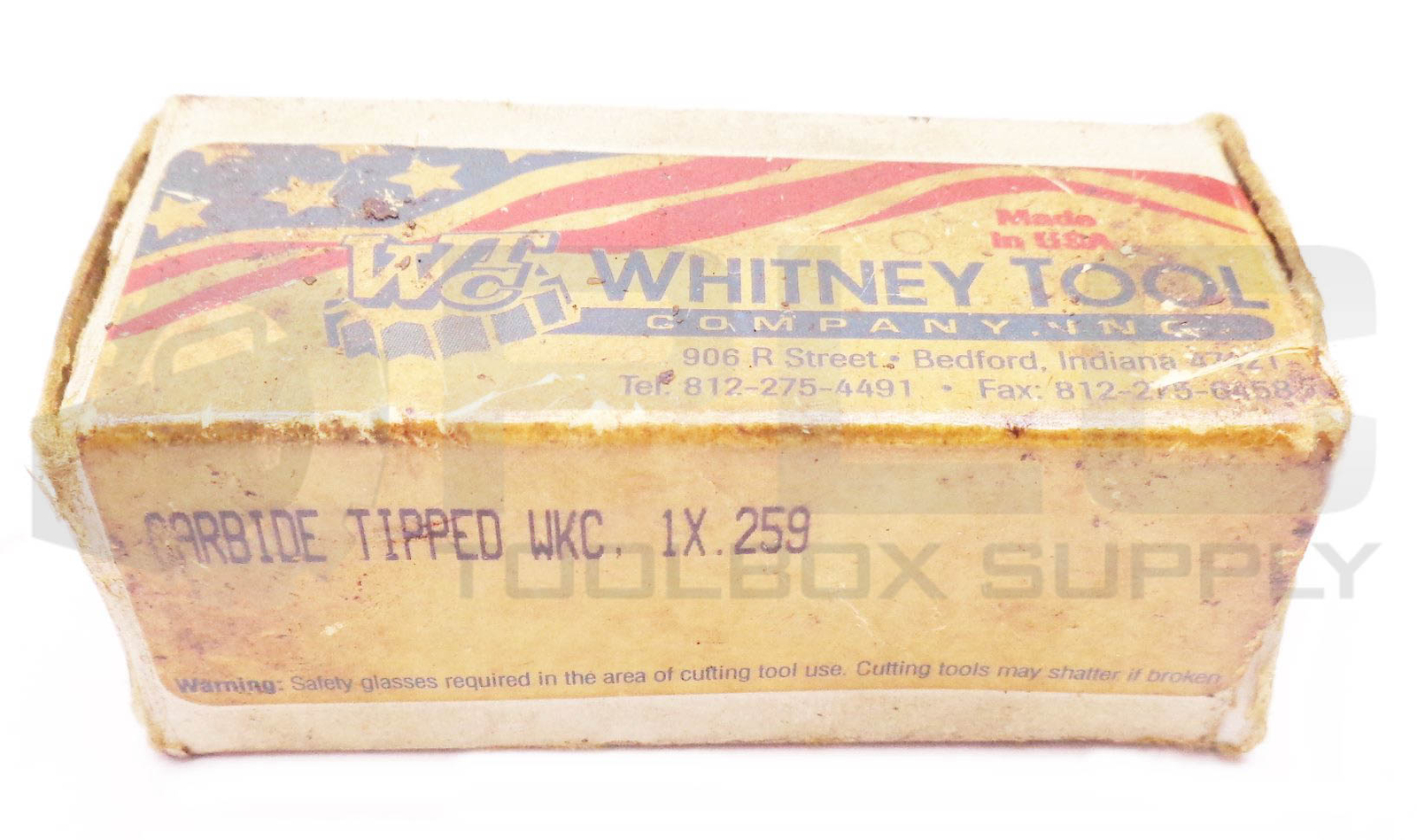 NEW WHITNEY TOOL 1X.259 CARBIDE TIPPED RADIUS MILLING CUTTER *READ*