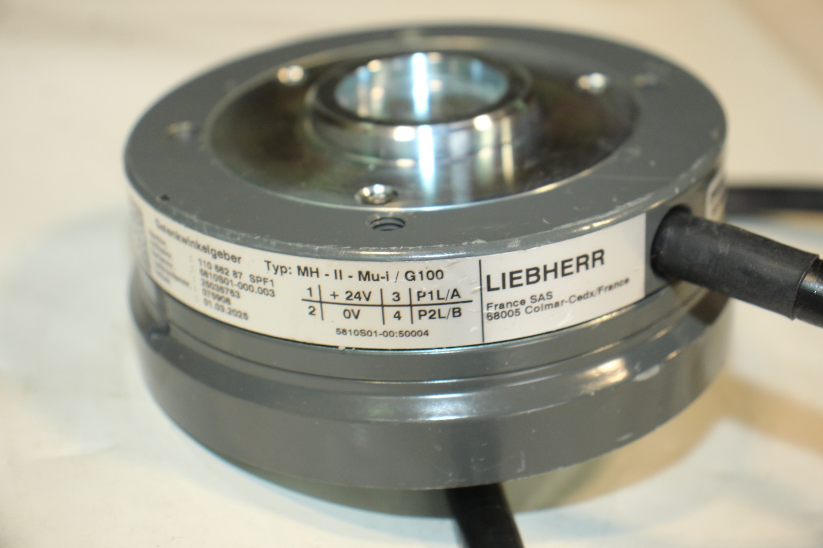 Liebherr Crane Rotary Encoder Angle Sensor 11066287 075908 MH-II-Mu-I/G100