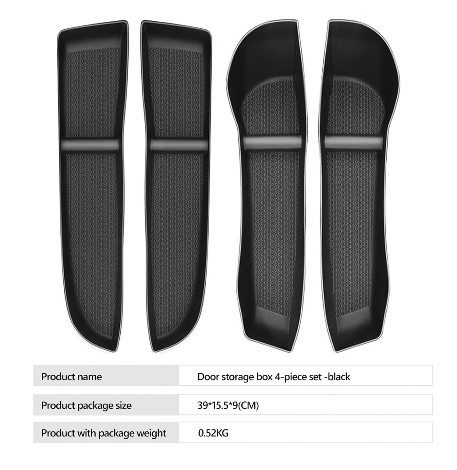 2025 Model 3 Highland Door Side Storage Box Organizer, Front & Rear Door Pock…