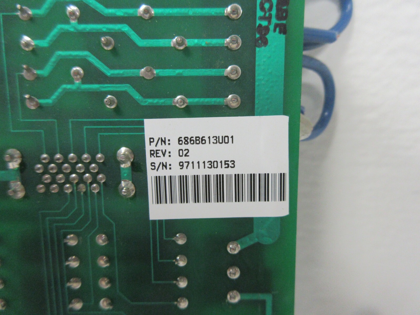 FISCHER & PORTER 686B613U01 REV. 02 USED 6DI/4DO CIRCUIT BOARD 686B613U01