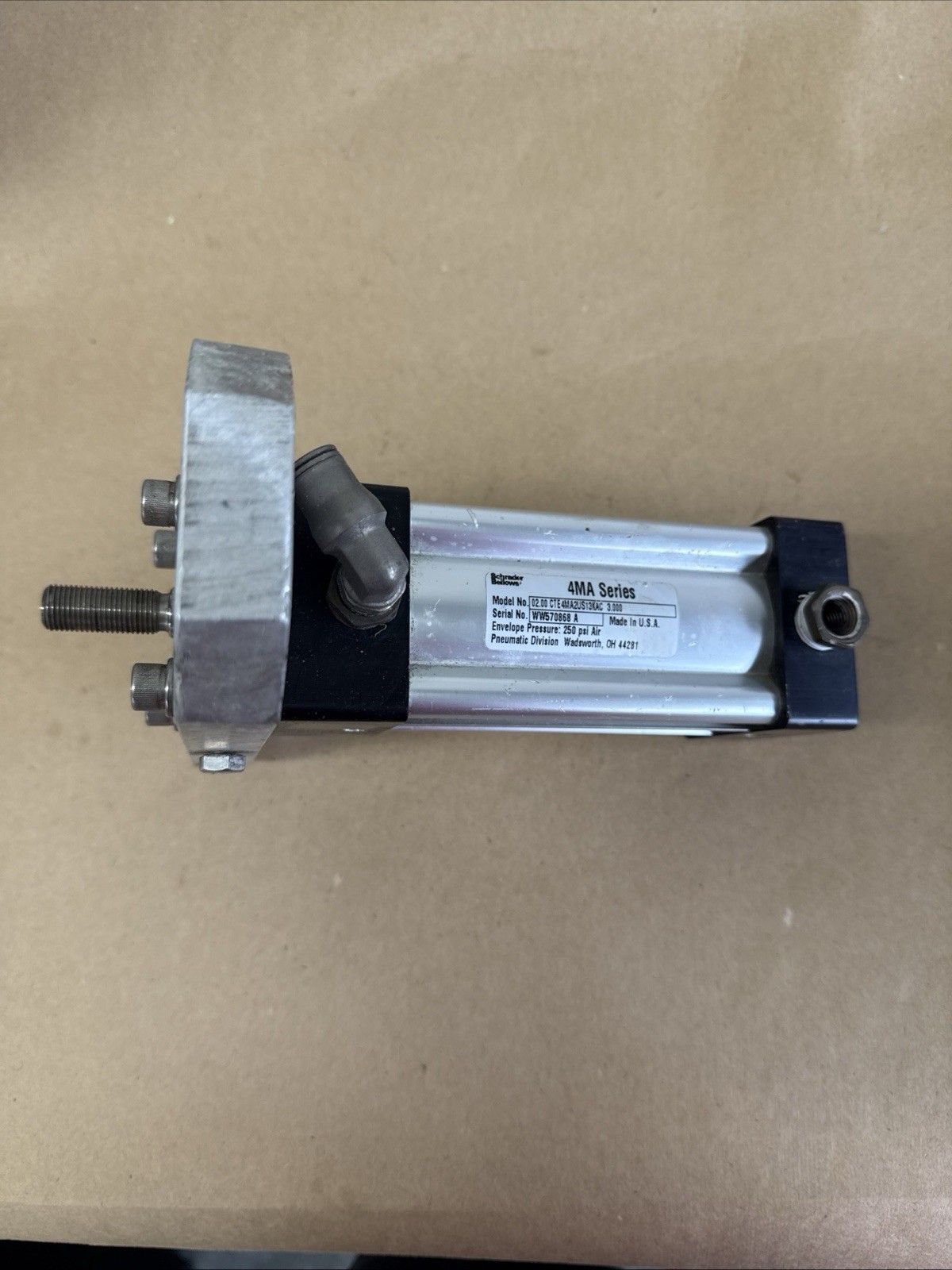 SCHRADER BELLOWS 4MA 02.00 CTE4MA2US13KAC 3.000