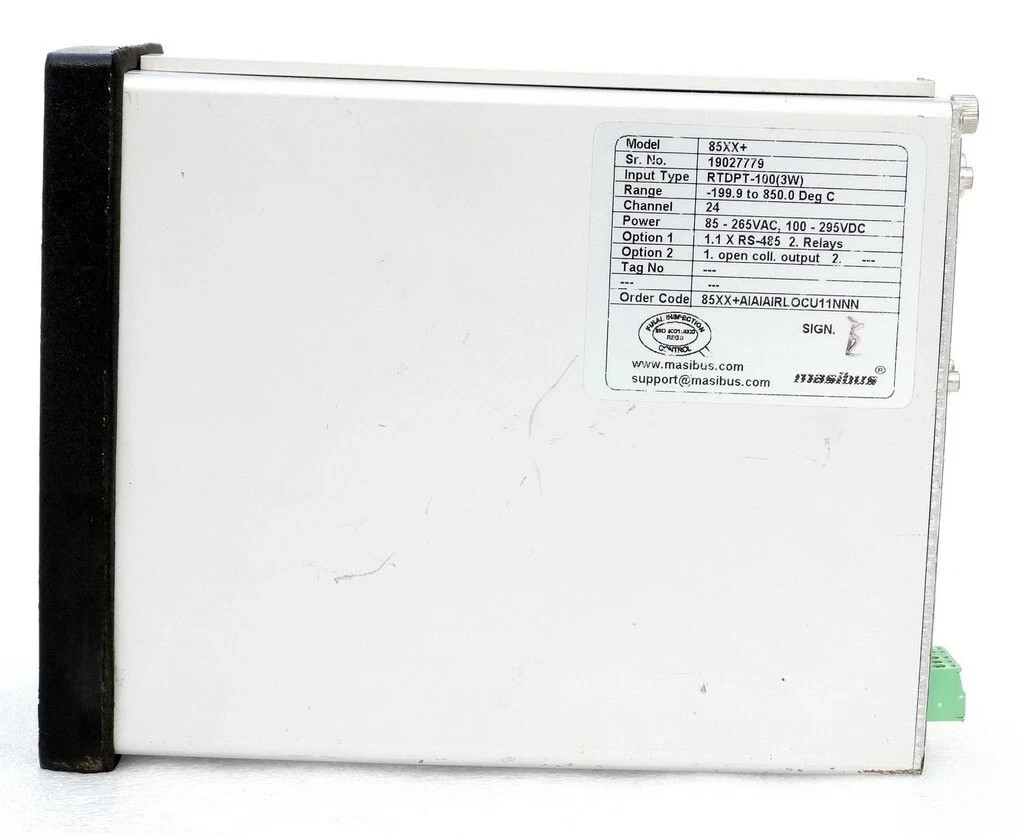 MASIBUS MODEL 85XX+ 24CHANNEL DIGITAL TEMPERATURE SCANNER CONTROLLER