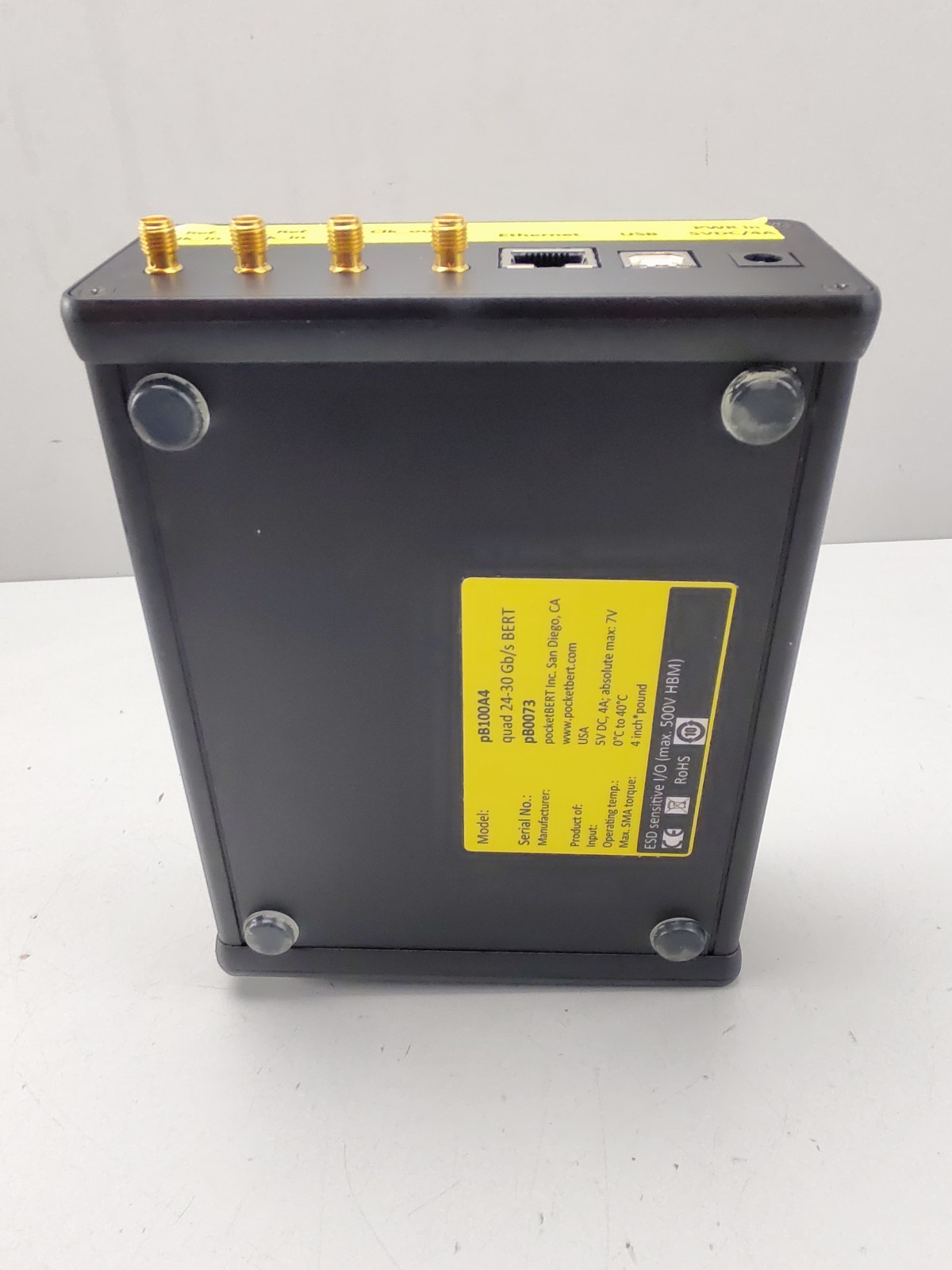 pocketBert pB100A4 Quad 25-28 Gb/s BERT Test equipment pB0073