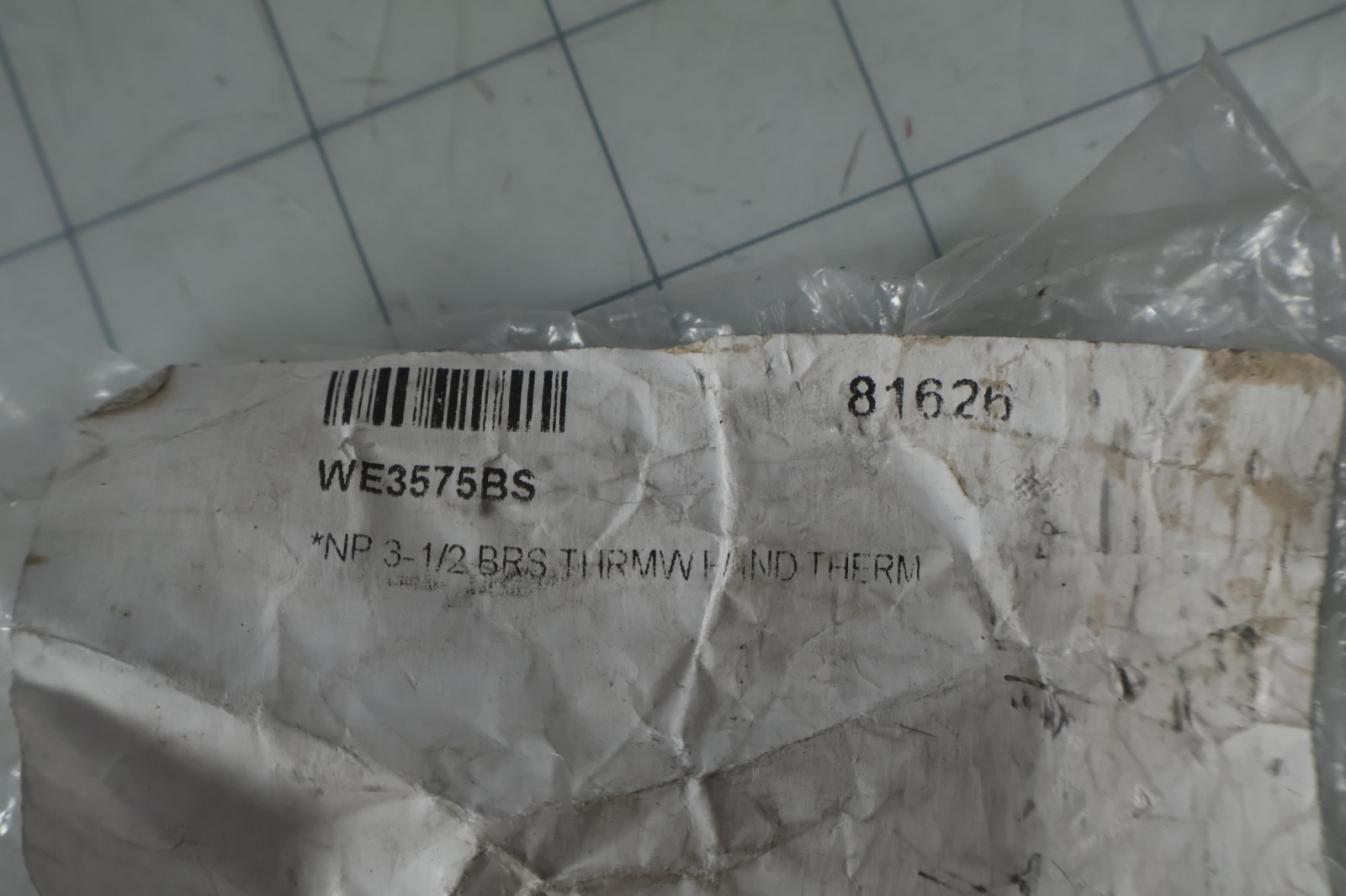 WE3575BS 3/4″ NPT Brass Thermowell 3-1/2″ Stem for Industrial Thermometer NEW