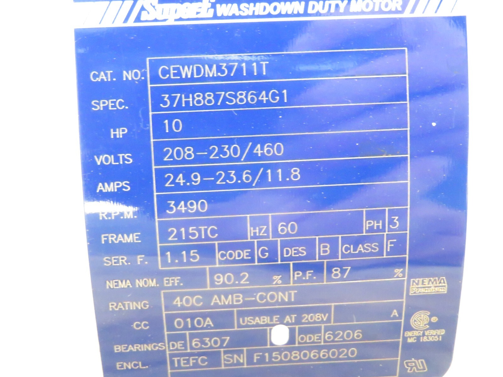 2-1/2″ X 2″ Alfa Laval LKH10M163S2EN21AAN Centrifugal Pump NEW 9613276672 10HP