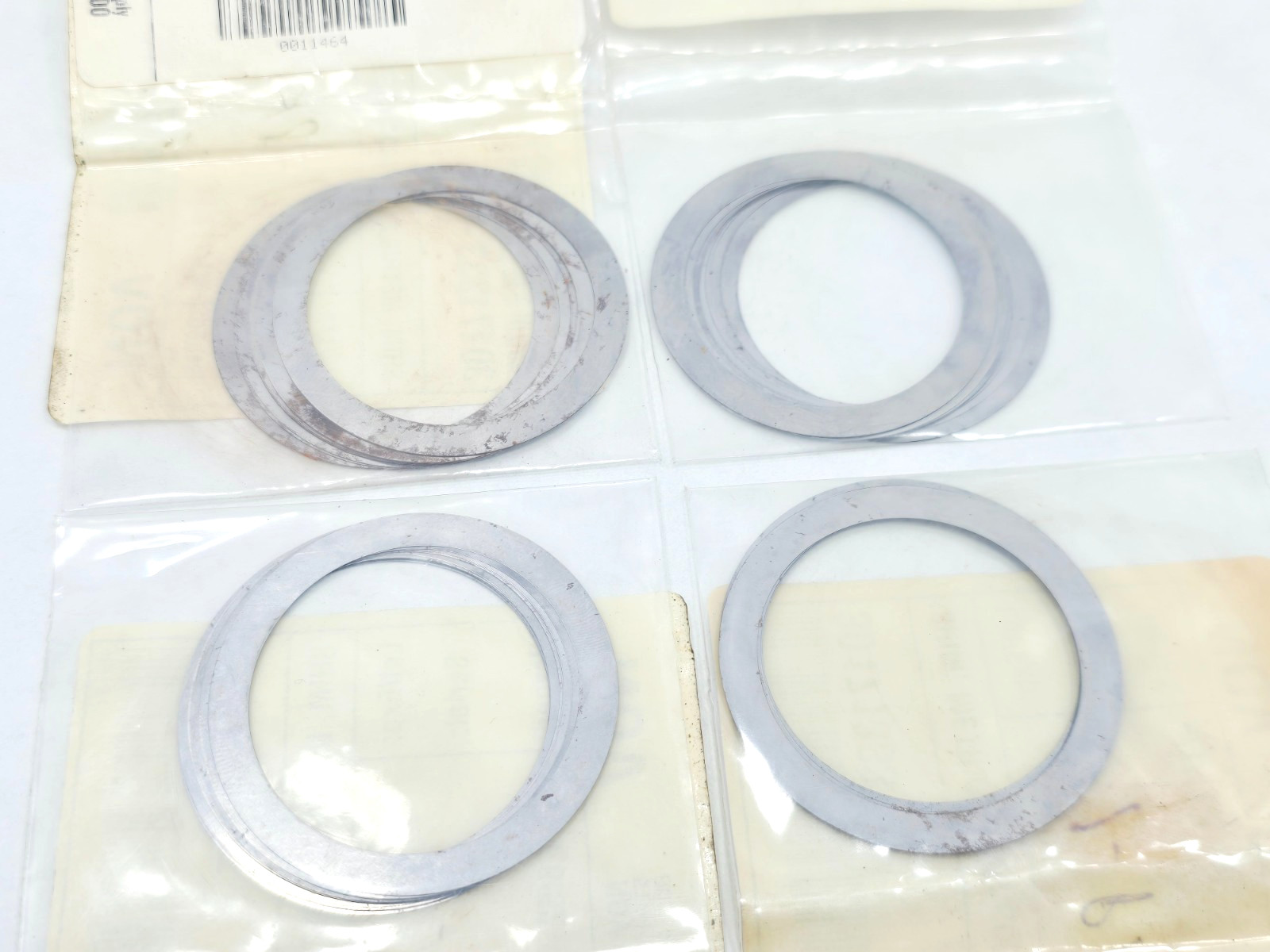MCMASTER 10 PER/PK 988-SPR STL 40X50X1 SHIM RINGS SPRING STEEL 30171333-1 40PCS