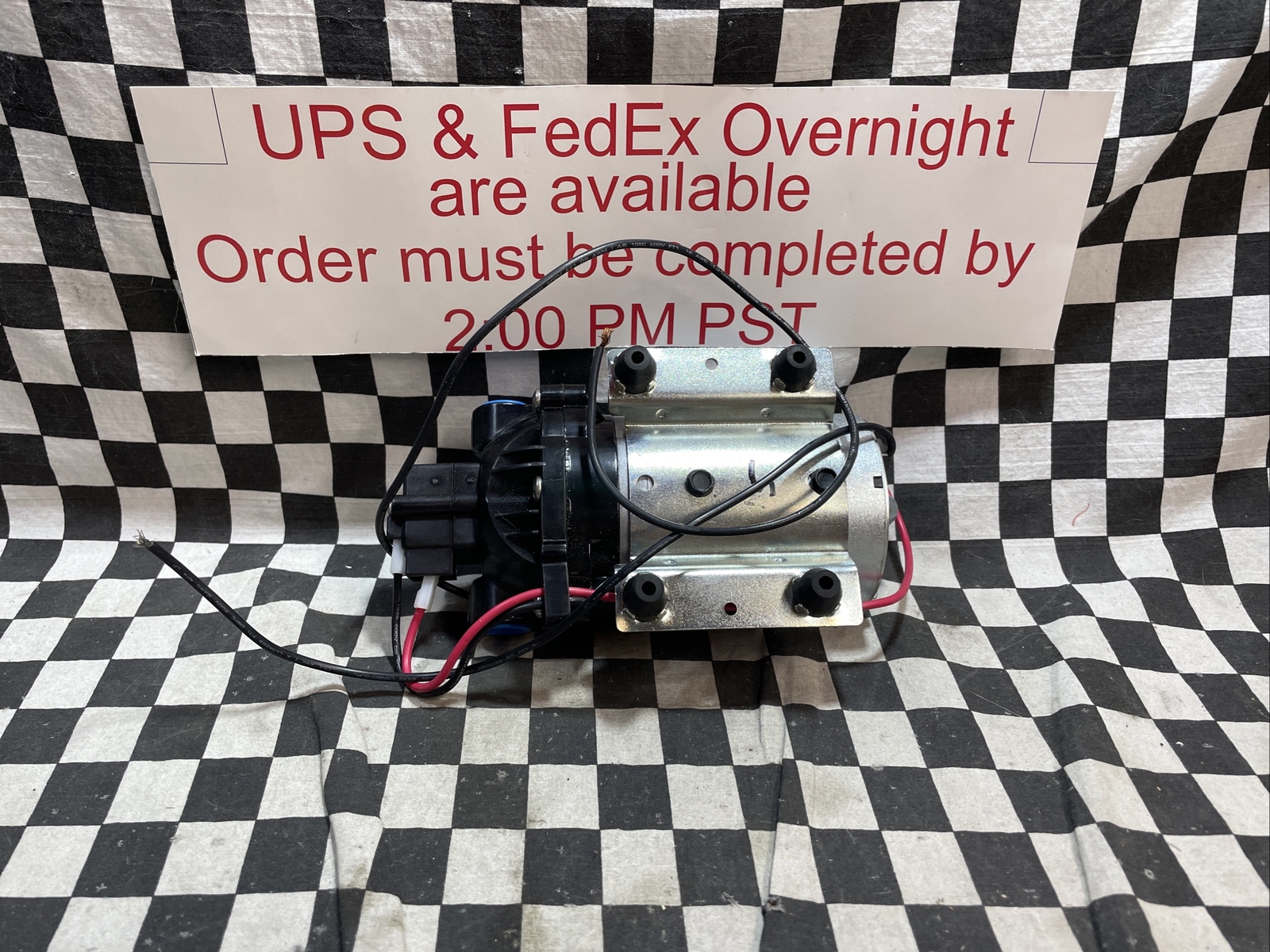 SHURFLO MODEL 8000, 1.35 GPM, 24V, 3.8A, 100 PSI, 11-142-10, SHIPSAMEDAY