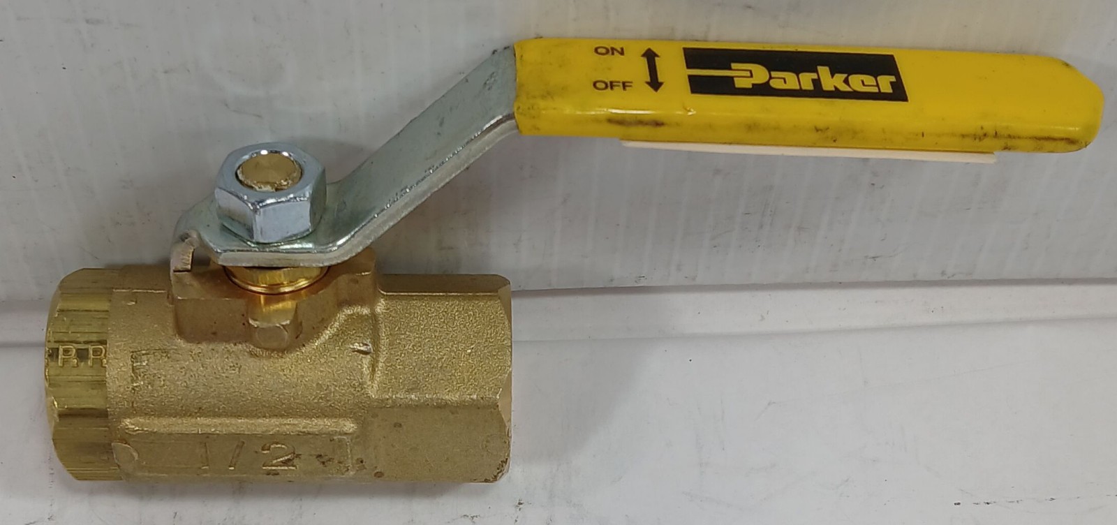 1 NEW PARKER V500P8 ½” 600WOG BRASS BALL VALVE NNB ***MAKE OFFER***