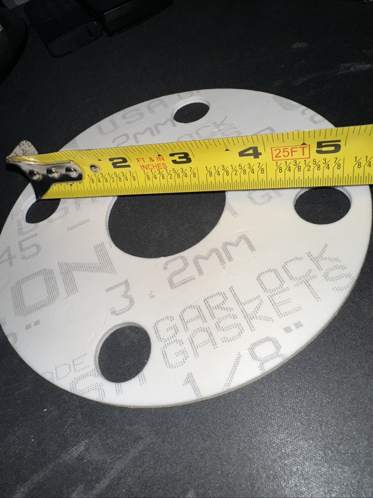 Garlock 3545 Style Full Face 150#2 ID 6 OD with (4)3/4 Holes On 4 3/4 BC New