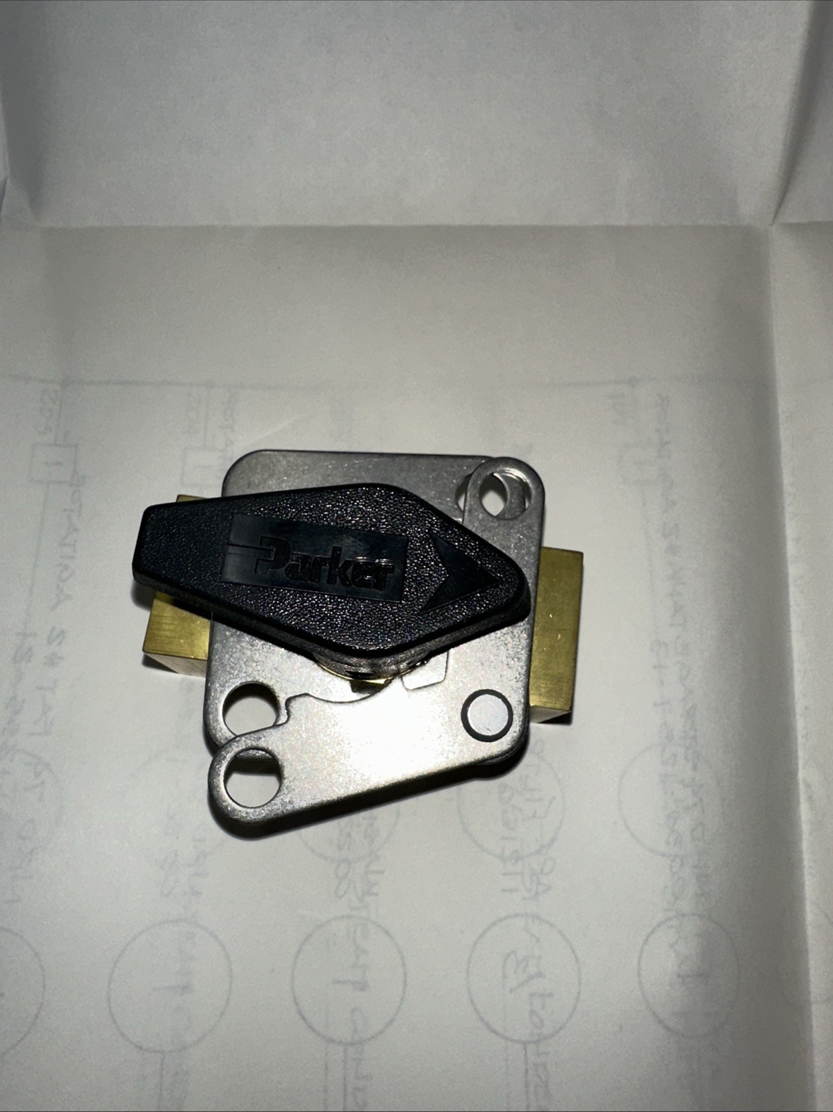 NEW PARKER 6F-PRV6-VT-B-LD PLUG VALVE BRASS
