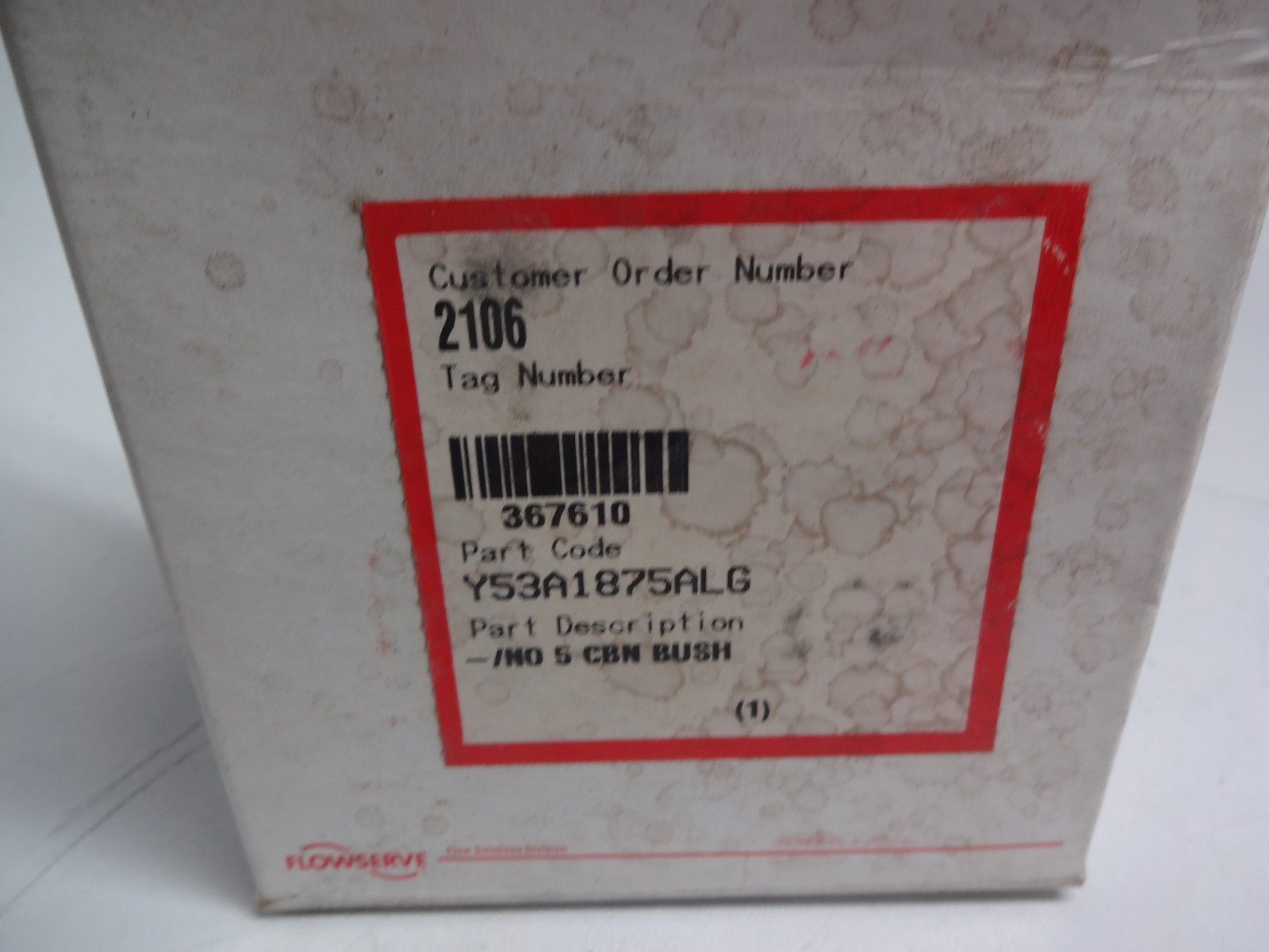 Flowserve Y53a1875alg -/No 5 Cbn Bushing