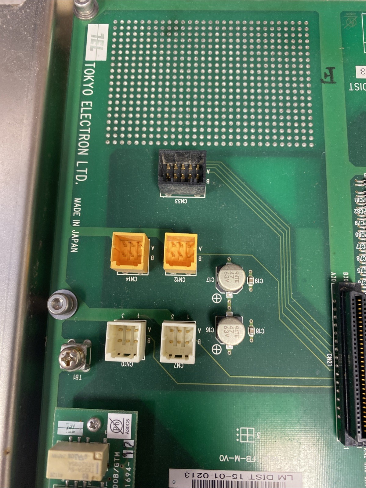 TEL Tokyo Electron TPFB400-1/LM DIST BOARD 5880-000057-V1 / 3M08-050028-11