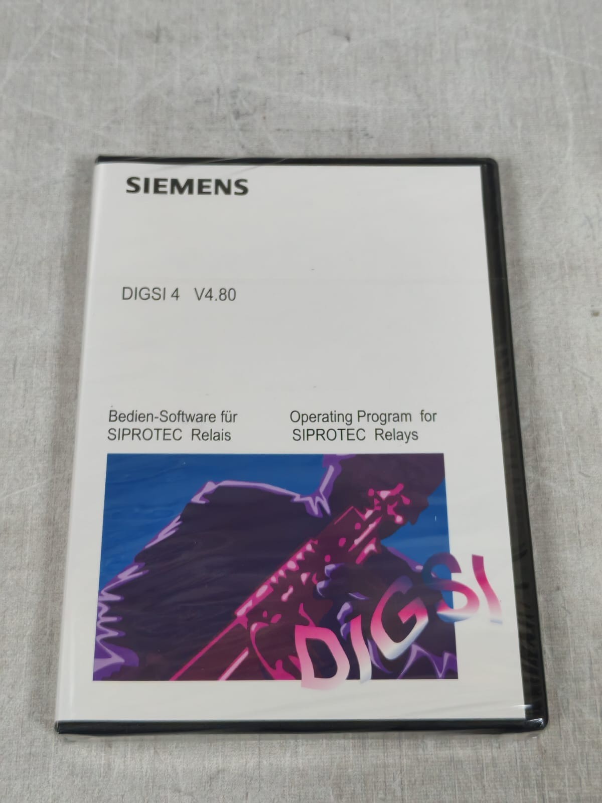 SIEMENS DIGSI4 V4.80 7XS5400-0AA00 BASIS CD-VERSION OPERATIING PROG.FOR SIPROTEC