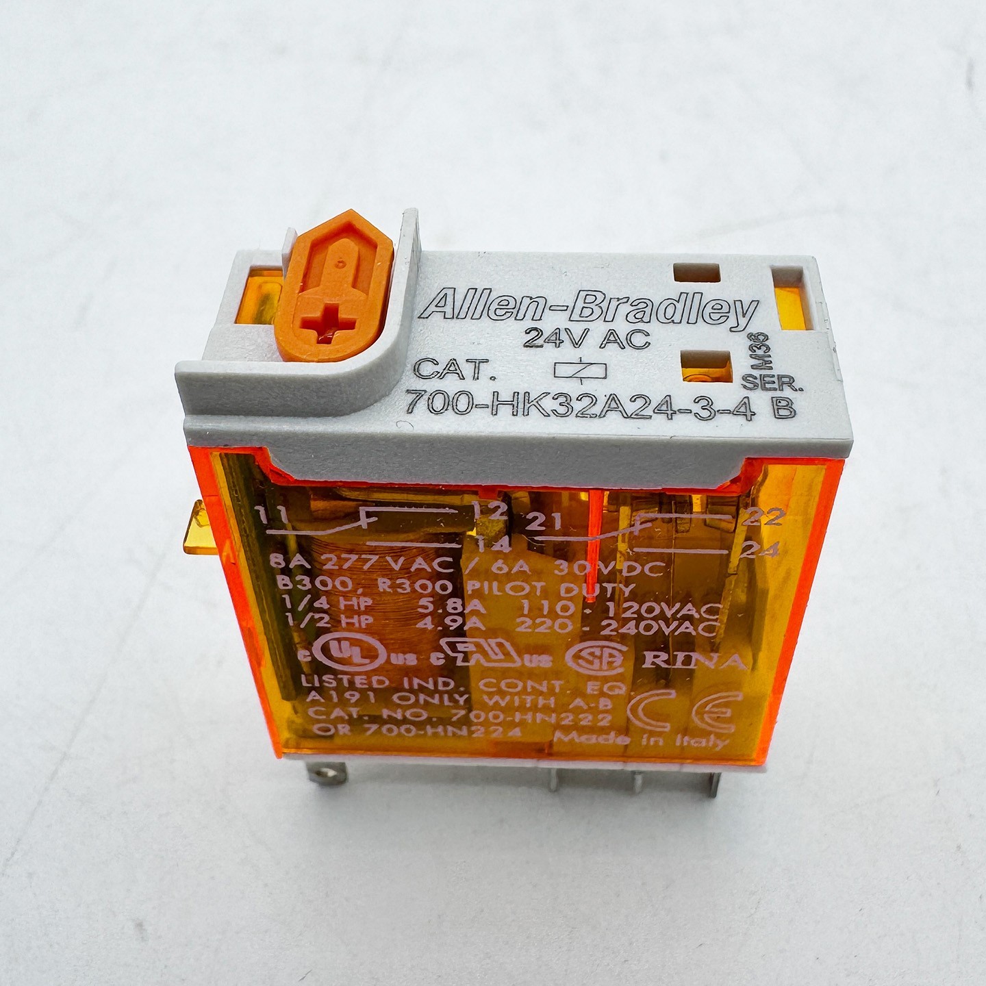 700-HK32A24-3-4 24V 50/60Hz GP Slim Line Relay New Original 700HK32A2434