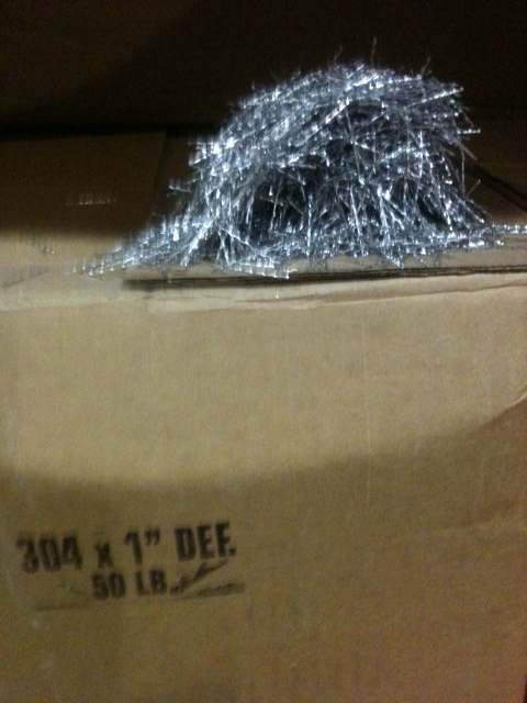 Refractory Reinforcing 1″ 304SS Needles 10 lbs