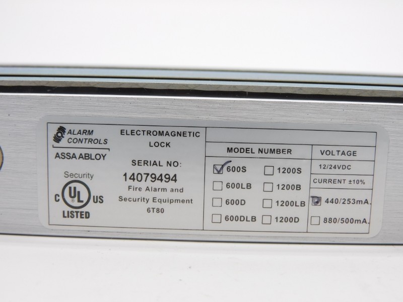 ALARM CONTROLS 600L 600S 12/24VDC NSMP