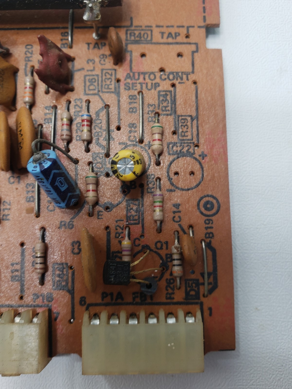 Vintage Zenith TV Circuit Board Module 105-1110 Caution Hot 9-90-01 Untested