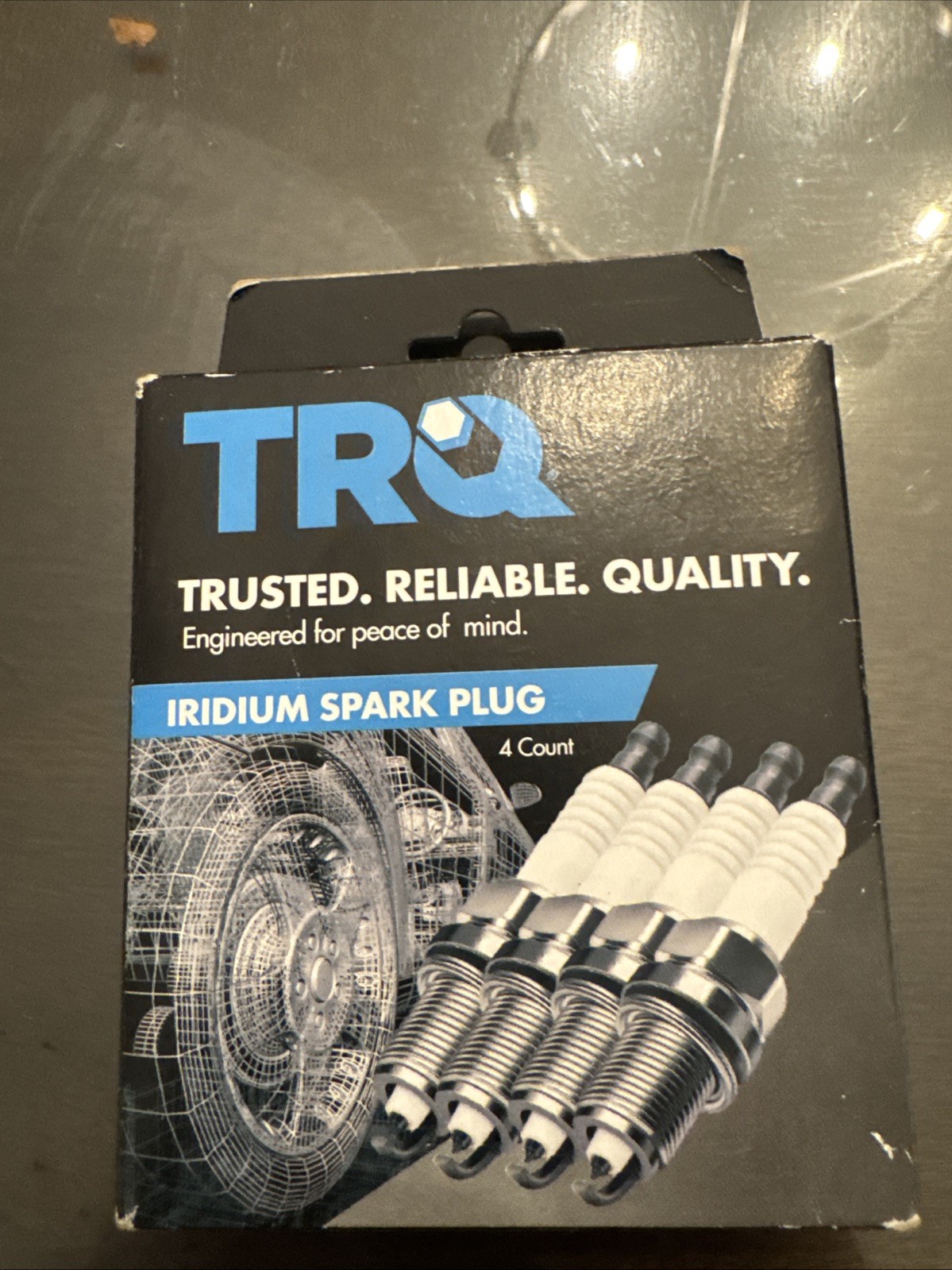TRQ Iridium Spark Plug 4 Count SPA02124 New!