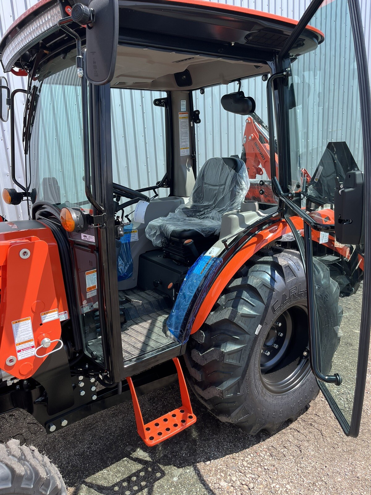 Bad Boy 4035 Utility Tractor With Cab, Loader, And Backhoe