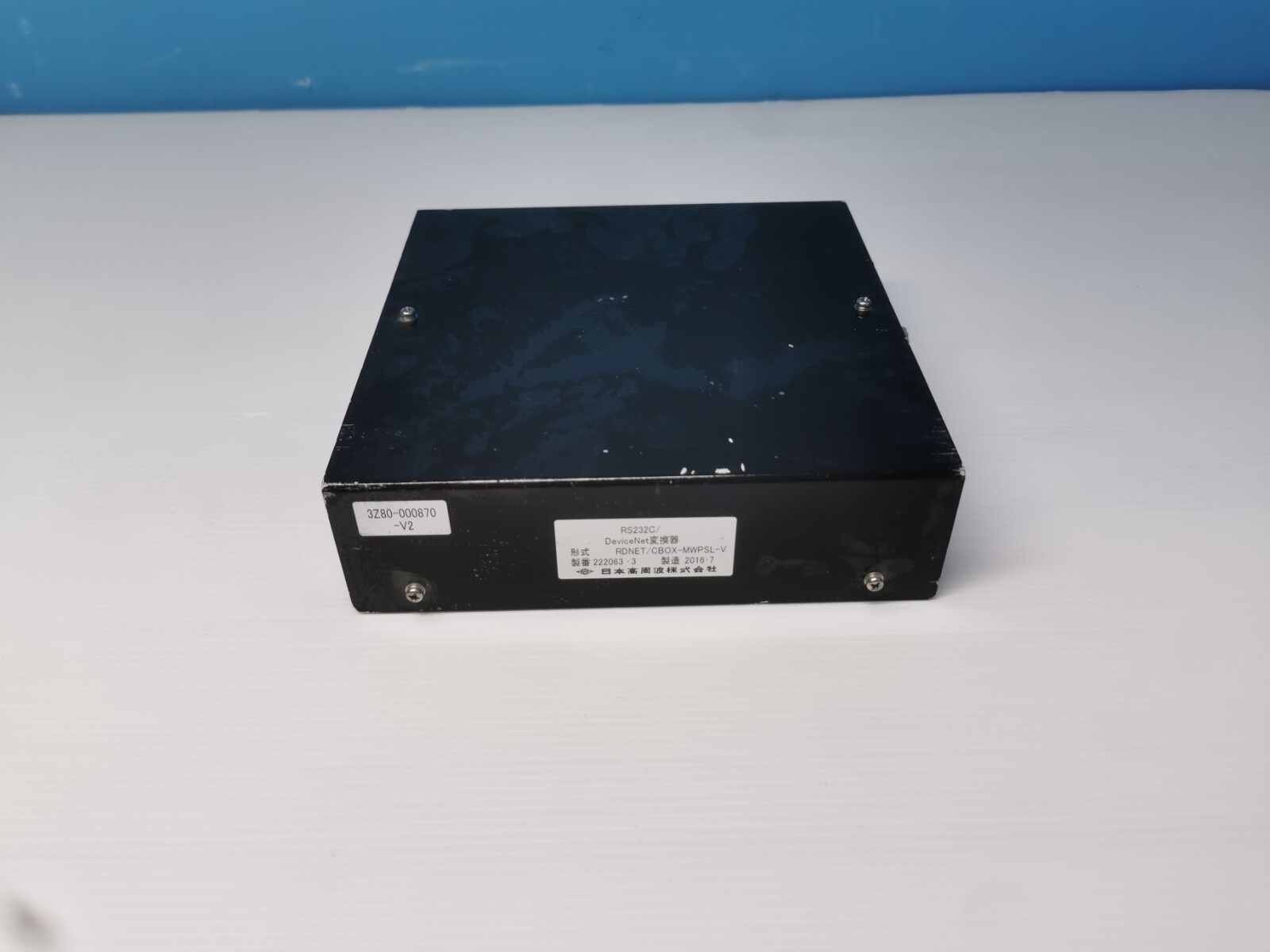 TEL TOKYO ELECTRON 3Z80-000870-V2 RS232C/ DeviceNet RDNET/CBOX-MWPSL-V