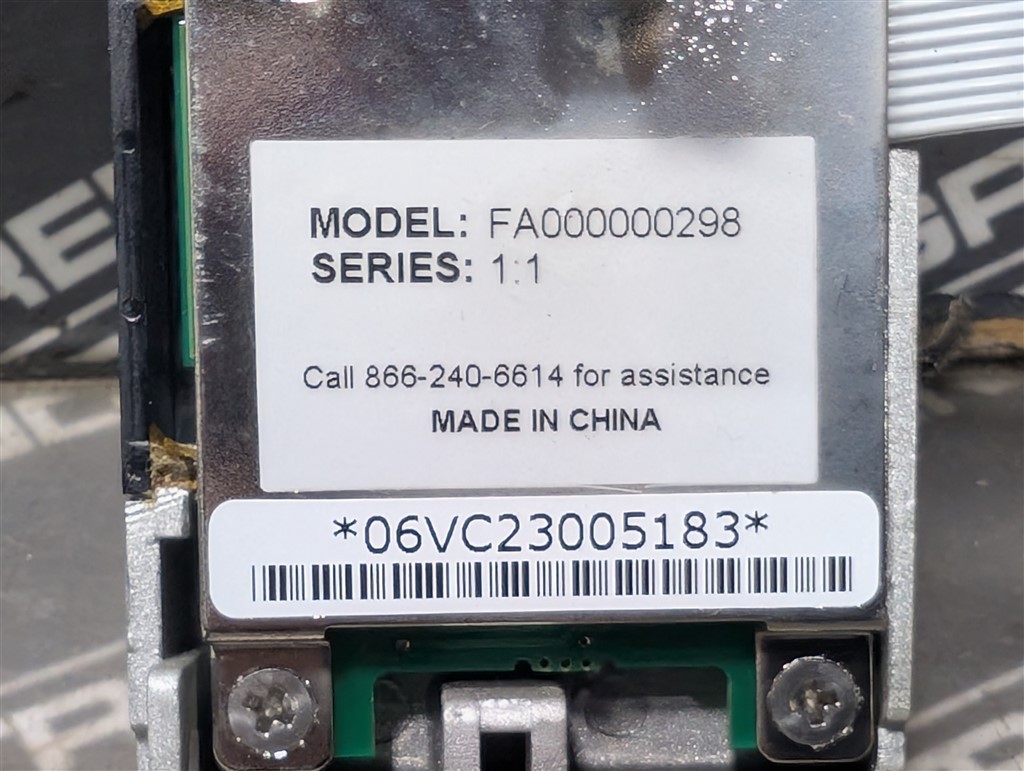 USED Valere Power FA000000298 Eltek Rectifier Operator / Display Module
