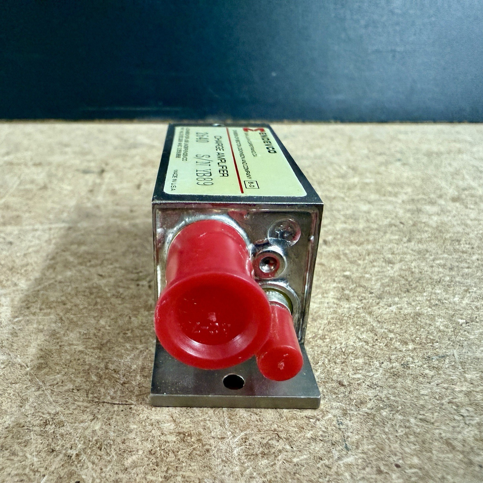 Endevco Charge Amplifier 2640 Vintage Becton Dickinson Test Equipment