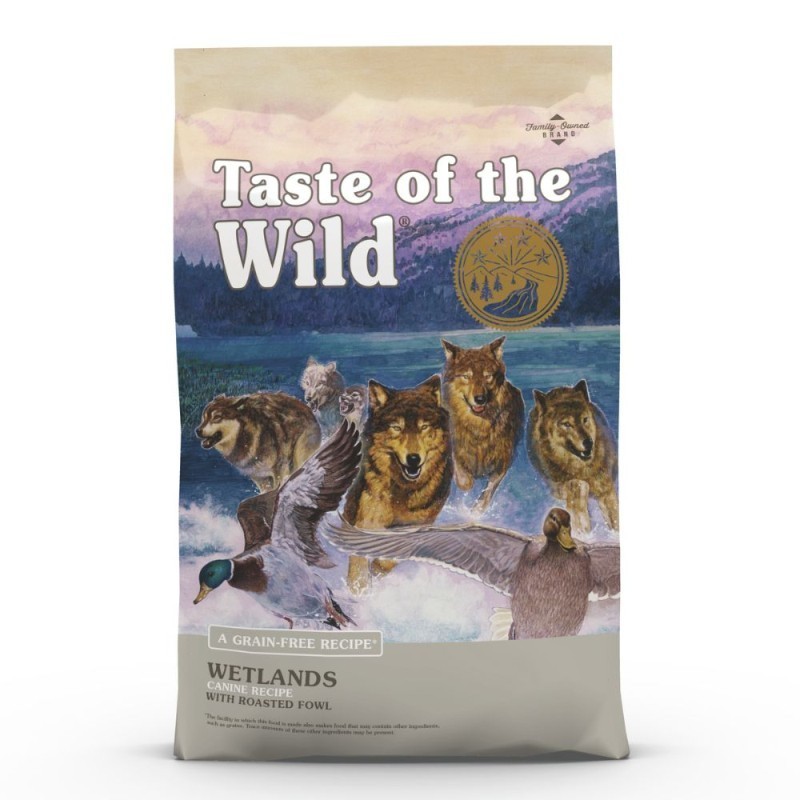 Taste of the Wild Dry Dog Food – Wetlands with Roasted Fowl, 28lbs