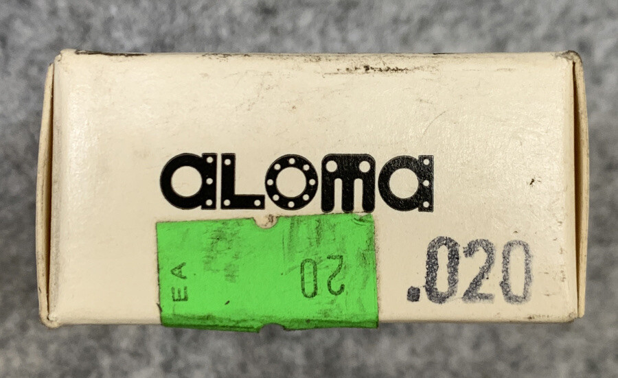 Size A .020 Shims – Aloma Stainless Steel (Box Qty.20)
