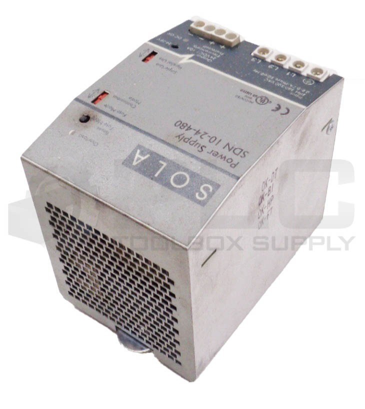 SOLA POWER SUPPLY SDN 10-24-480 400-500VAC 24VDC