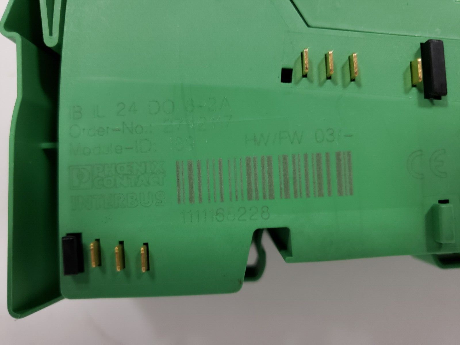 PHOENIX CONTACT IB IL 24 DO 8-2A TERMINAL BLOCK INLINE DIGITAL INPUT 24VDC
