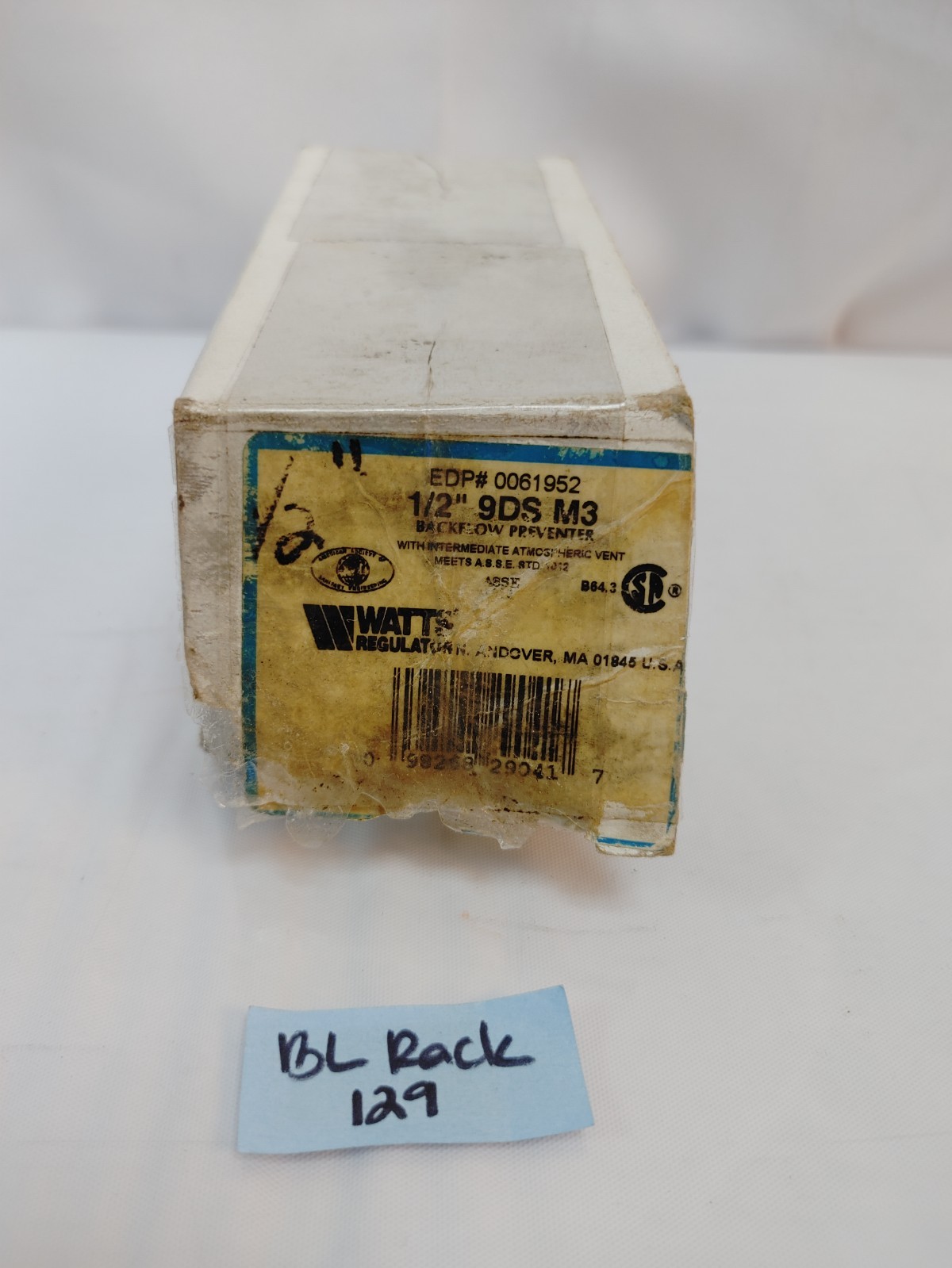 9DS-M3 1/2″ Sweat Backflow Preventer Dual Check Vent Valve *BOX WEAR*
