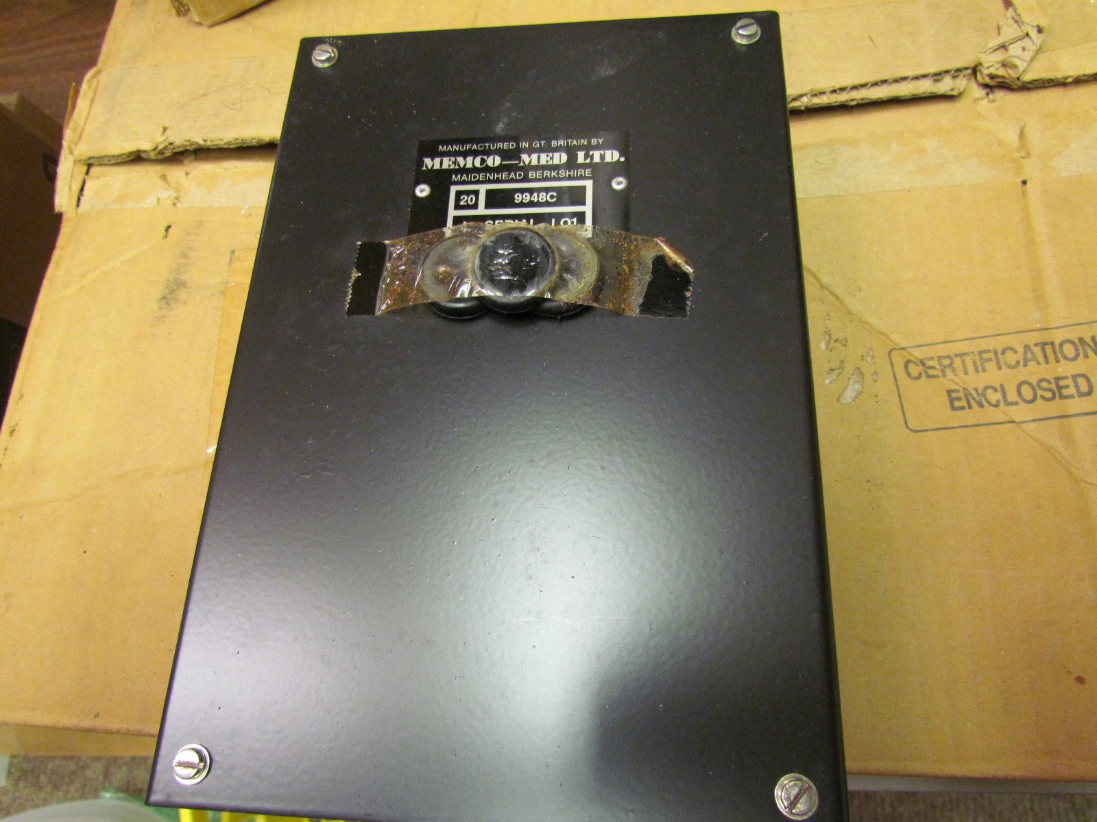 New Old Stock 0048C1 OTIS ELEVATOR COMPANY 1 OFF MEMCO POWER SUPPLY BOX