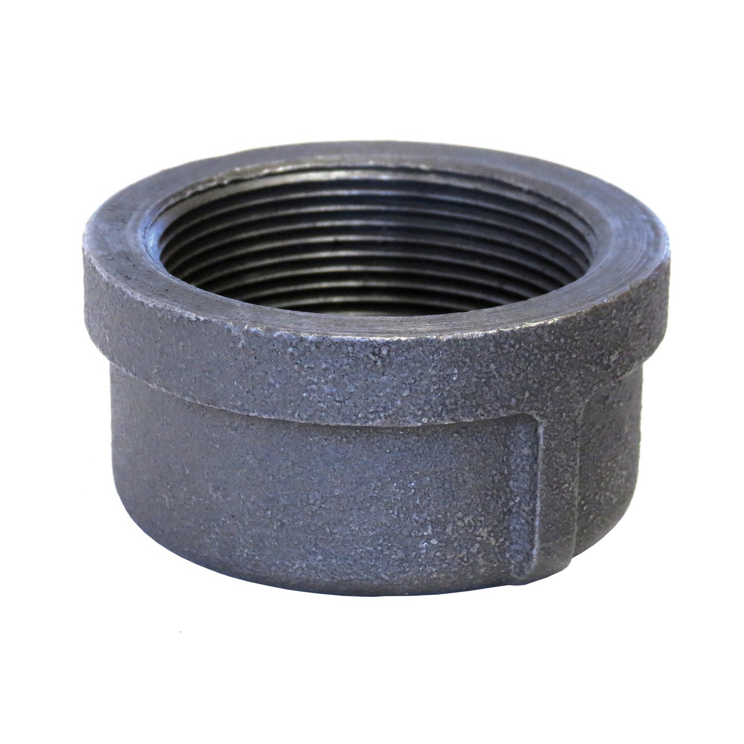 Anvil 1-1/4 In Fnpt Standard Pipe Cap, 150 Lb, Galvanized, Malleable Iron